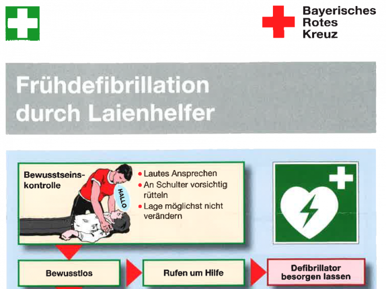 Frühdefibrillation durch Laienhelfer
